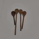 4 Pcs Acacia Wooden Spoons for Cooking Mixing Wooden Utensils Cooking Spoon 8, 10, 12, 14 Inch for Kitchen Salad Mixing Tasting Baking Stirring Serving Food No Scratch Nonstick Cookware