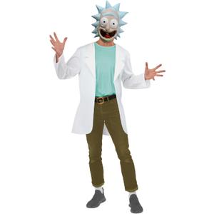 Rubies Adult Rick and Morty Rick Costume Top (X-Large, As Shown)