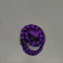 26 inch Long Purple Braid Ponytail Clip in Pre Stretched Purple Hair Extensions for Braids Easy Clip in Ponytail for Cosplay Halloween Costume (26 Inch)