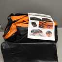 WdfCariP Car Rooftop Waterproof Bag,20 Cubic Feet Large Capacity Waterproof Car Rooftop Cargo Carrier Roof Bag for All Vehicle with/Without Racks-Anti-Slip Mat,10 Straps,6 Door Hooks,Luggage Lock