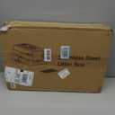 Stainless Steel Cat Litter Box with Lid, XL Large Enclosed, Green, 
Product Dimensions	23.62"L x 15.75"W x 15.35"H
Item Weight	6.4 pounds