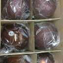 Jenaai 12 Pcs Large Brown Christmas Ball Ornaments, 6 Inch Big Oversized Shatterproof Christmas Tree Decorations Matte Glitter Giant Jumbo Plastic Hanging Baubles for Xmas Holiday Party Indoor Outdoor