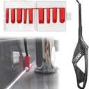 ORXPLUS TOOLS 10pcs Caulking Tool Kit Silicone Finishing Tool for Tight Areas Bathroom Kitchen Window Sink