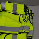 JaGely 15 Pack Reflective Safety Vests with Pockets and Zipper Construction Work High Visibility Vest for Men Women(Medium,Fluorescent Green)