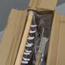 DreamGenius Jewelry Organizer Stand with Velvet Ring Holder, 4 Tier Jewelry Holder Organizer with 15 Hooks for Necklaces and 16 Holes for Earrings, White (Medium)