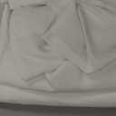 Joydeco White Curtains Backdrop for Wedding Parties, Photo Backdrop Curtains for Wedding Decorations Birthday, Wrinkle Free Polyester 5ft x 10ft Fabric Drape 2 Panels with Rod Pockets