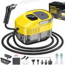 2026 New 3 Level Adjustable Pressurized Handheld Steam Cleaner for Home, 10s Heat-Up Handheld Steamer for Cleaning, 1.6 Qt Tank Portable Steam Cleaner Handheld for Car 1 PCS Yellow