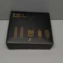 Sendowtek Hot Air Styler Brush Set for Women 5 in 1, 800W 3 Level Temp Hairdryer Comb for Rotating Curling Straightening Volumize Auto Wrap Curler Multi-Styler Hair Styling Tools for Multi Hair Home