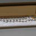 IBosins 2 Pack Coat Rack Wall Mount, 17'' Rustic Wooden Coat Hanger, Heavy Duty Metal Coat Hooks Rail for Entryway Closet Bathroom Coat Jacket Scarf Towel Hat (White Wood Plate & Silvery Tri-Hook)