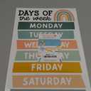 Hadley Designs 16 Educational Posters for Toddlers 1-3 - Learning Poster for Kids Ages 3-5, Alphabet Chart Playroom Homeschool Daycare & Classroom Decor, Kindergarten & Preschool Classroom Must Haves