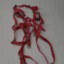 Punk Full Body Harness Gothic Leg Garter Belt Suspenders Leather Cage Chest Strap Vest Corset Accessories for Women Girls, Red