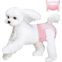 Ambreview Disposable Dog Diapers Female, Just Pull It Up, Doggie Diapers for Female Dogs, Strong Absorbency | Leak Proof, for Dogs in Heat | Elderly | Disabled, M 100 PCS