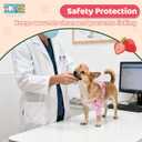 Dog Front Leg Recovery Sleeve Single Sleeve to Prevent Licking, Scratching & Biting Cone Collar Alternative for Surgery, Wound Care, ACL CCL, Joint Protection(Blush Strawberry XS)