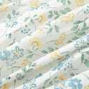 Simplee kids Baby Girls Romper Sleeveless Summer Outfits Rompers baby rompers girl Floral Pattern Button One Piece Outfit (6-12 Months, Bb-blue-yellow Floral)