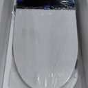 Smart Toilet with Bidet Built in Heated Seat, Smart Tankless Toilet with Warm Water and Dryer, Fahrenheit LED Display, Auto Flush, Foot Sensor