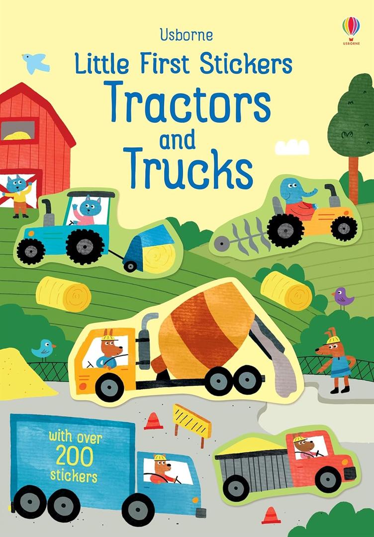 Little First Stickers Tractors and Trucks (Paperback)