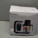 MOMYEASY Baby Food Maker, Multifunction Processor Chopper Grinder, Baby Food Steamer and Puree Blender in-One, with Bottle Warmer, Auto Cooking & Grinding with Touch Control Panel (Black)