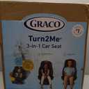 Graco Turn2Me 3-in-1 Rotating Convertible Car Seat, Manchester
180° Rotation in Rear-Facing Mode; 3 Modes of Use: Rear & Forward-Facing and Highback Booster; Easy SnugLock Installation