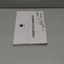 OMIRO 10.3" L x 7.4" W Hand Mirror, All Black Handheld Mirror with Handle