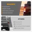 LED Tail Light Fit for Chevy & GMC C/K 1500 88-99, for C/K 2500 3500 88-00, for C/K 1500 2500 Suburban 92-99, for Blazer 92-94, for Tahoe 1995-1999, for Yukon, for Cadillac Escalade 99-00, Clear Lens