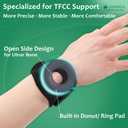 Wrist Brace for TFCC Tears Built-in Ring Pad for Ulnar Sided Wrist Pain, DRUJ Instability, Support Repetitive Wrist Use Injury, Fit Right & Left Hand (S/M)