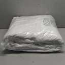 BEDELITE Fleece Queen Comforter Set -Super Soft & Warm Fluffy Bright White Bedding, Luxury Fuzzy Heavy Bed Set for Winter with 2 Pillow Cases