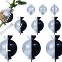 MIIIM 9 PCS Air Layering Propagation Kit, Reusable Half Clear Grafting Ball, Air Layering Pods Clear, Plant Rooting Ball for Fast Propagation (S+M+L)