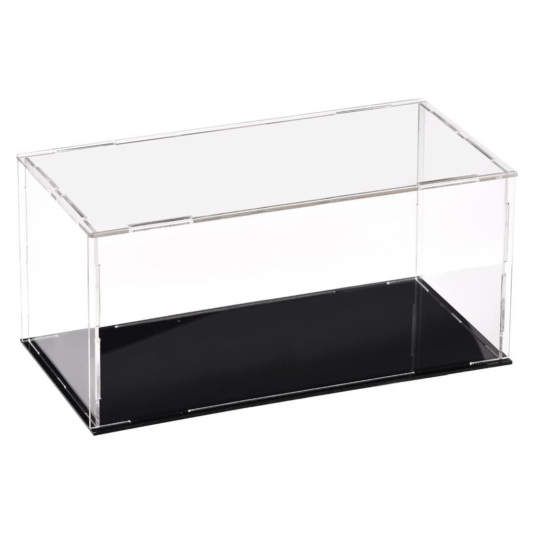 uxcell Acrylic Clear Display Case Box Dustproof Protection Showcase Cube Collectibles Show Box 7.9x3.9x3.9inch