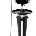 VEVOR Portable Shampoo Bowl, Deep Shampoo Sink for Washing Hair with Adjustable Height and Angle, Includes Drain Hose, Shower Head and Bucket, Portable Salon Sink for Barbershop Spa Center Use, Black