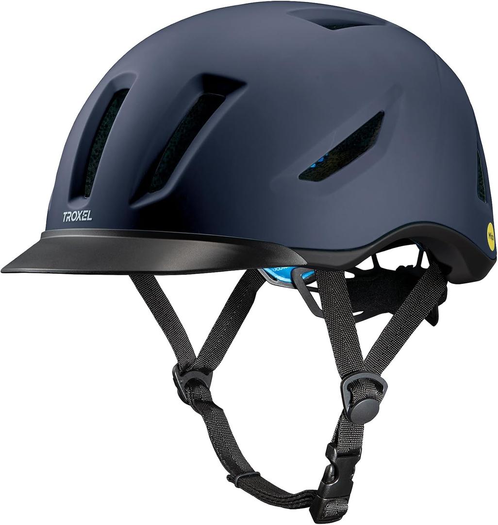Troxel Terrain MIPS Cooling Horse Riding Helmet, Low-Profile, Micro-Adjustable Design, Horseback Riding Gear, Large