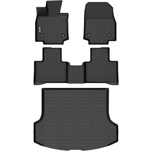 AIPOIL Floor Mats & Cargo Liner Set for 2023-2026 Lexus RX RX350 RX350h RX500h (NOT for RX450h+ PHEV) All Weather Protection TPE Anti-Slip Automotive Full Set Custom Car Mats Accessories - Black