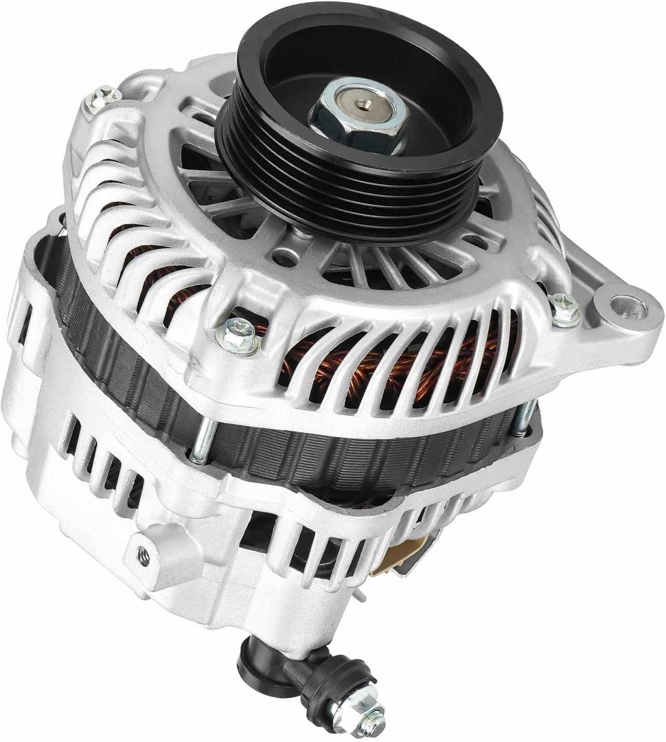 110Amp New Alternator for Mitsubishi Galant L4 2.4L 2004-2006, for Mitsubishi Eclipse L4 2.4L 2006, 400-48079 11095 A3TG2192