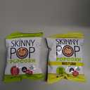 SkinnyPop Popcorn, Original and White Cheddar Variety Pack, Whole Grain, Dairy-Free Snack, 0.5oz (40ct)