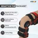 Knee Brace for Acl/Ligament/Sports Injuries/Arthritis (OA)/Knee Joint Pain Relief for Men & Women (Size-13) 