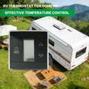RV Thermostat, 3316250.712 RV Single Zone Thermostat - Digital Display and Shock-Resistant, Precise Temperature Control for Dometic RVs, Campers & Trailers