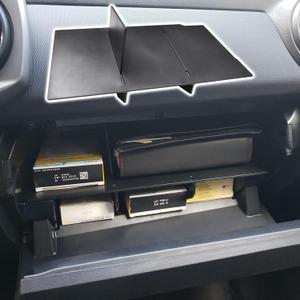 Glove Box Organizer Compatible with Toyota Tacoma 3rd Gen 2016-2022 2021 2022 2023 Accessories, Insert Tray ABS Materials Dividers Storage Box Glove Compartment Accessories
