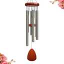 28" Wind Chime for Mothers Day, Decorative Wind Chimes for Outside, Memorial Windchimes Remembrance Gift for Women Mom Grandma, Metal Wind Chimes Outdoor Decor for Garden Patio Zen (Copper)