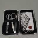 3 Swords Germany - brand quality 6 piece manicure pedicure kit set - stainless steel nail care tools - Made in Solingen Germany (500)