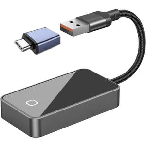 CarPlay Wireless CarPlay Adapter for iPhone for Volvo XC90 XC60 XC40 S60 V90 Accessories, Convert Wired to Wireless CarPlay Adapter (carplay Model A)