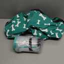 Supet Raised Inflatable Dog Cone Collar to Stop Licking, Soft Dog Cone Alternative After Surgery, Pet Neck Donut Collar for Small Medium Large Dogs (XXL(Neck 18.5"-23.5"), T Bone Green)