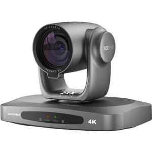 2 x 4K NDI Camera with AI Auto Tracking 21X Optical Zoom HDMI/SDI/USB 3.0/PoE/IP PTZ Camera 4K for Church Worship, Live Events, Video Conferencing (OBS, vMix, Zoom, Teams)