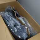 Ergonomic Office Chair with Footrest - Adjustable Lumbar Support & Headrest, 90-160 Reclining Mesh Back Computer Chair - Home Office/Gaming, 350lbs Capacity (B-Black, Mesh)