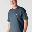 Carhartt Men's Iconic K87 Pocket T-Shirt (Blue, XL)