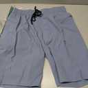 Men's Swim Trunks Quick Dry Board Shorts with Zipper Pockets Beach Shorts Bathing Suits for Men - No Mesh Liner, Light Blue