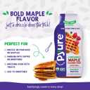 Pyure Organic Maple Flavored Syrup | Sugar-Free Maple Syrup for Pancakes, Waffles, Keto Desserts | 2g Net Carbs, Gluten-Free, Vegan, Plant-Based, Non-GMO, Diabetic Friendly | 14 oz Bottle