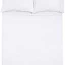 Shreem Linen Microfiber RV Sheet Sets, 60x80 Camper Queen, White Solid - Fits Mattresses up to 8 Inches Deep, 4 Piece RV Bed Sheets for Campers, Motorhomes, and Travel Trailers