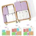 Packing Cubes for Travel - 8 Set Luggage Organizer Bags for Family, Mesh Breathable Packing Cubes for Suitcases Durable Travel Essentials Bags Set
