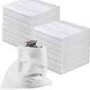 100 Pack Foam Pouches 8x8 Inch, Cushion Foam Wrap Pouches Protect for Fragile Item, Foam Packing Pouches for Mugs,Cups,Glasses,Dishes, Plate Packing Sleeves for Moving, Storage, Packing Supplies