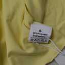 Women Sexy Tube Top Silk Dress Strapless Ruched Waist Ruffle Tiered Layer Mini Dress Party Short Dresses (Small, Light Yellow)