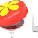 New Add-ons for Bird Feeder with Camera - 1x Hummingbird Feeder, 1x Fruit Holder for Smart Bird Feeder with Camera, Red, BF-X2